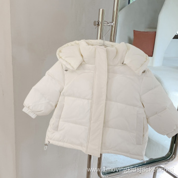 Six-Color Children's Cute Ear Down Jacket